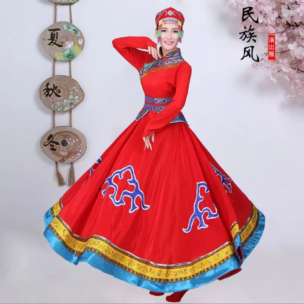 Nueva-ropa-tradicional-mongol-ropa-de-mujer-trajes-de-baile-de-Mongolia ...