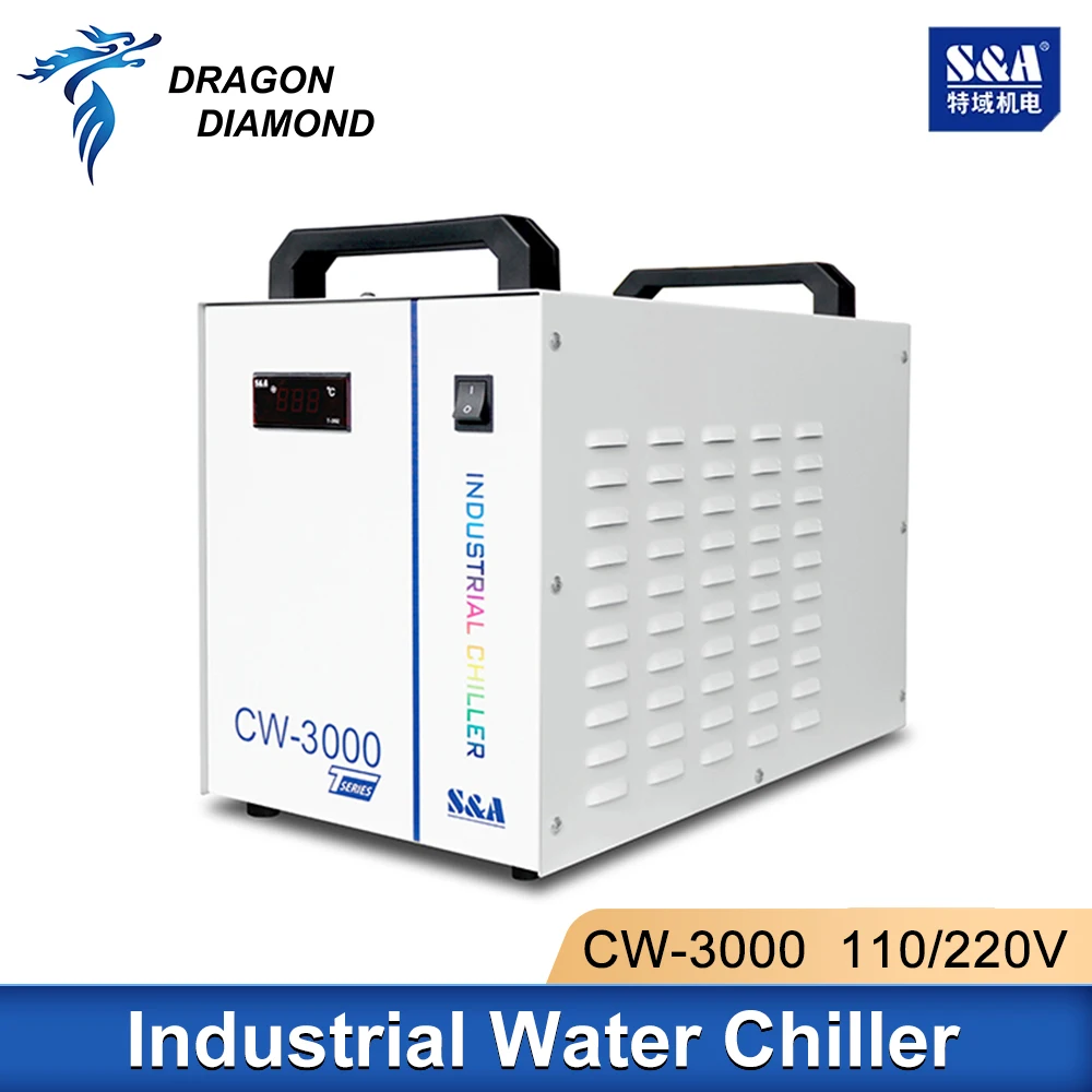 S&A CW6300AN Industrial Water Chiller – 8240W Cooling Capacity – For 400W CNC CO2 Laser Cutting Machine 5 thumbnail image
