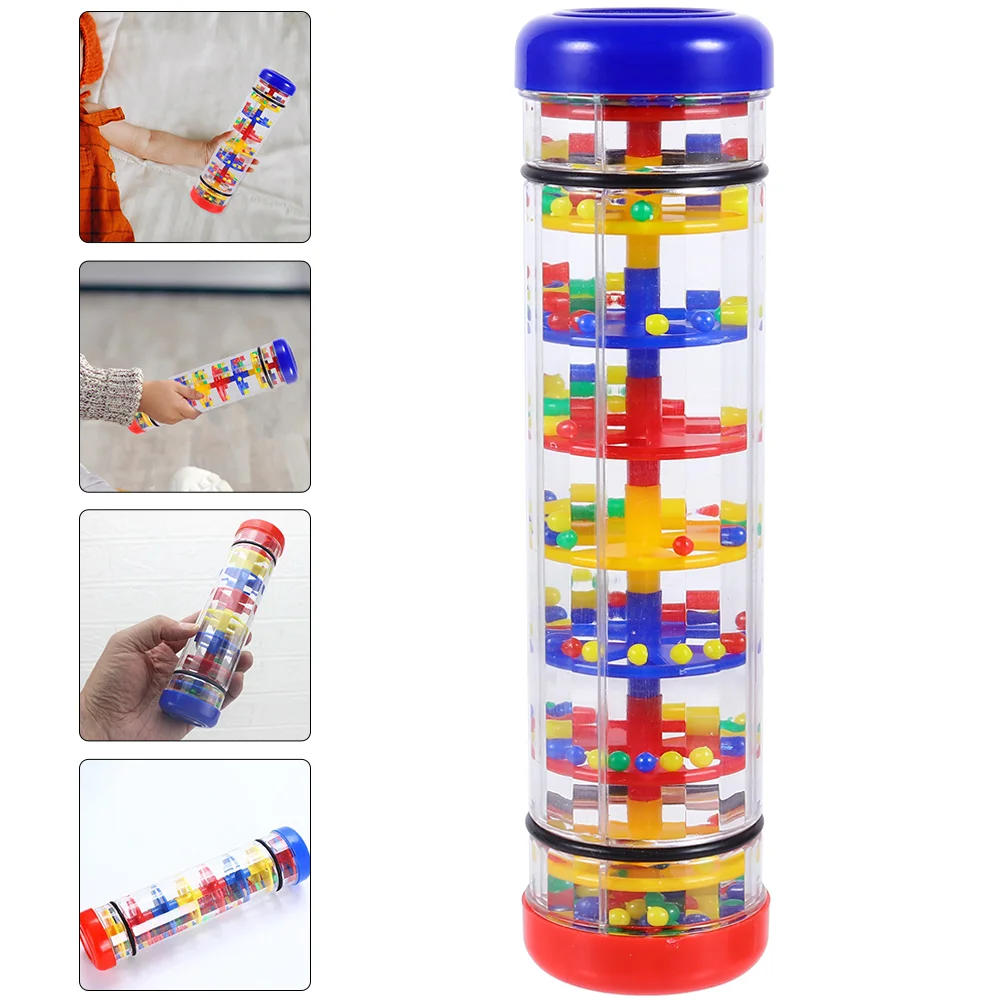 

2 Pcs Musical Instruments Rain Speaker Kid Toys Sound Plaything Rainmaker Stick Unique Plastic Recreational Toddler Child