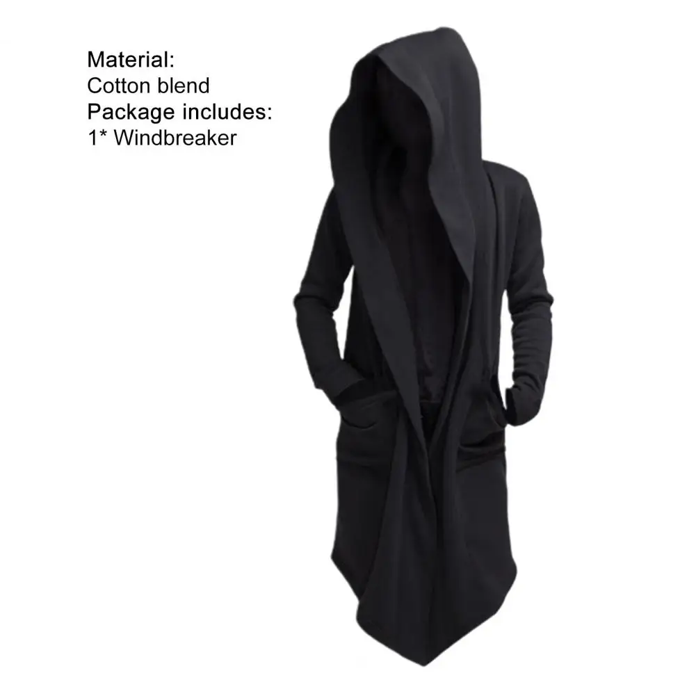 Description Picture 4 of itemFabulouse Men Jacket  Long Sleeve Costume Trench Coat  Extra Long Men Jacket