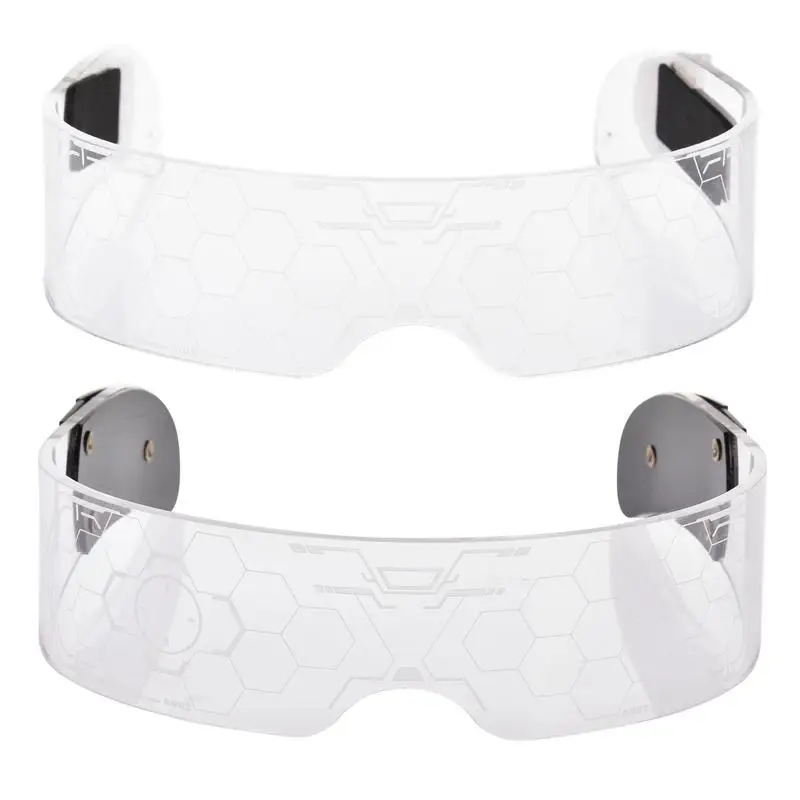 

LED Luminous Glasses EL Flashing Neon Bar Party LED Glasses Light Up Glasses Costume Party Decor DJ Sunglasses Party Decor 1pc
