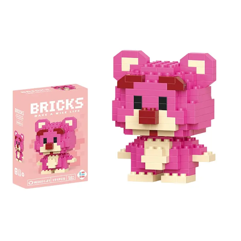 Disney 214 style Winnie LinaBell StellaLou Building Blocks Princess Cartoon Figrues Bricks Children's Assembly Toys Model Gift - Image 55