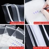 100pcs 10 wire Writing Packaging Remember Note Pouches Plastic Zip Lock Jewelry Bag Write On Seal Self Resealable polythene 5