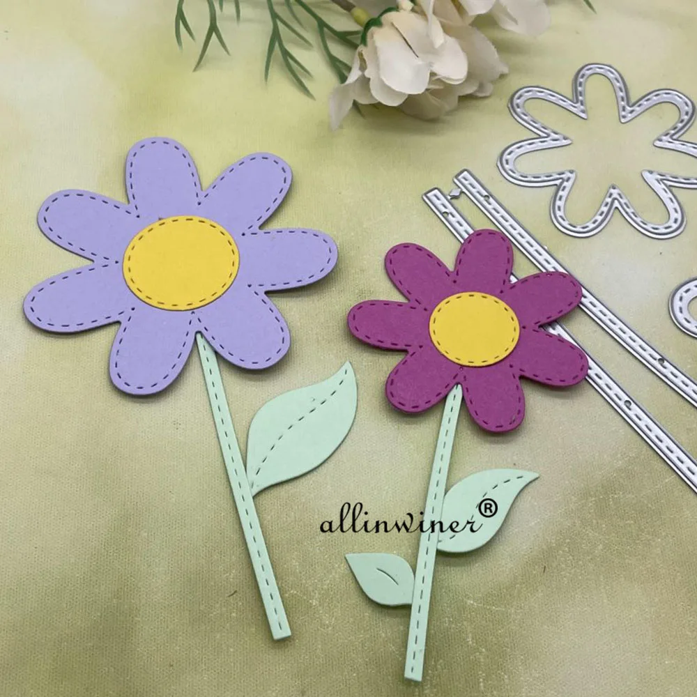 꽃 잎 장식 금속 절단 다이 스텐실 DIY Scrapbooking 앨범 종이 카드 엠보싱을위한 다이 컷