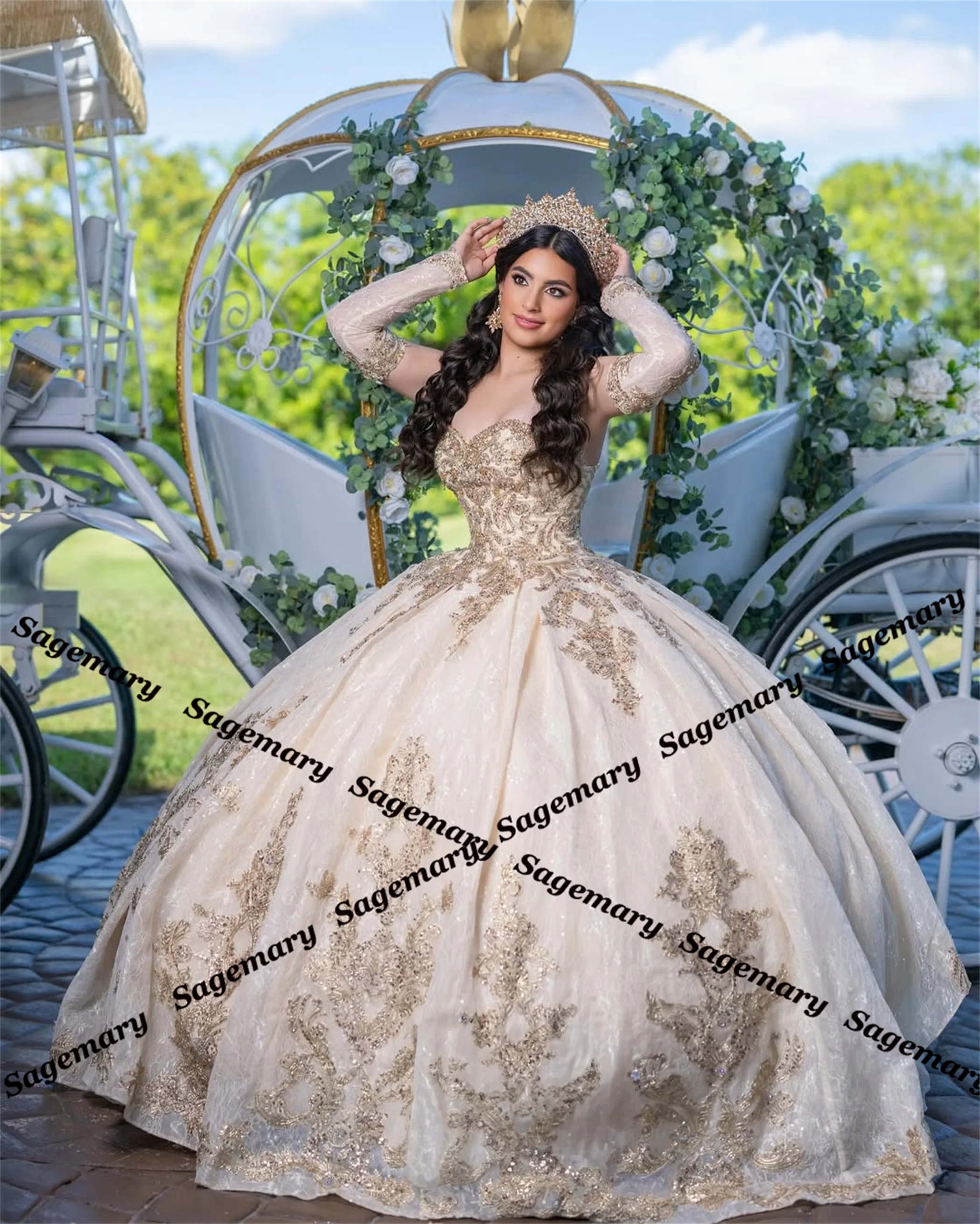 Quinceanera Dresses Sleeveless Pleat Appliques Sweetheart Vestido De 15 Quinceaneras Customized