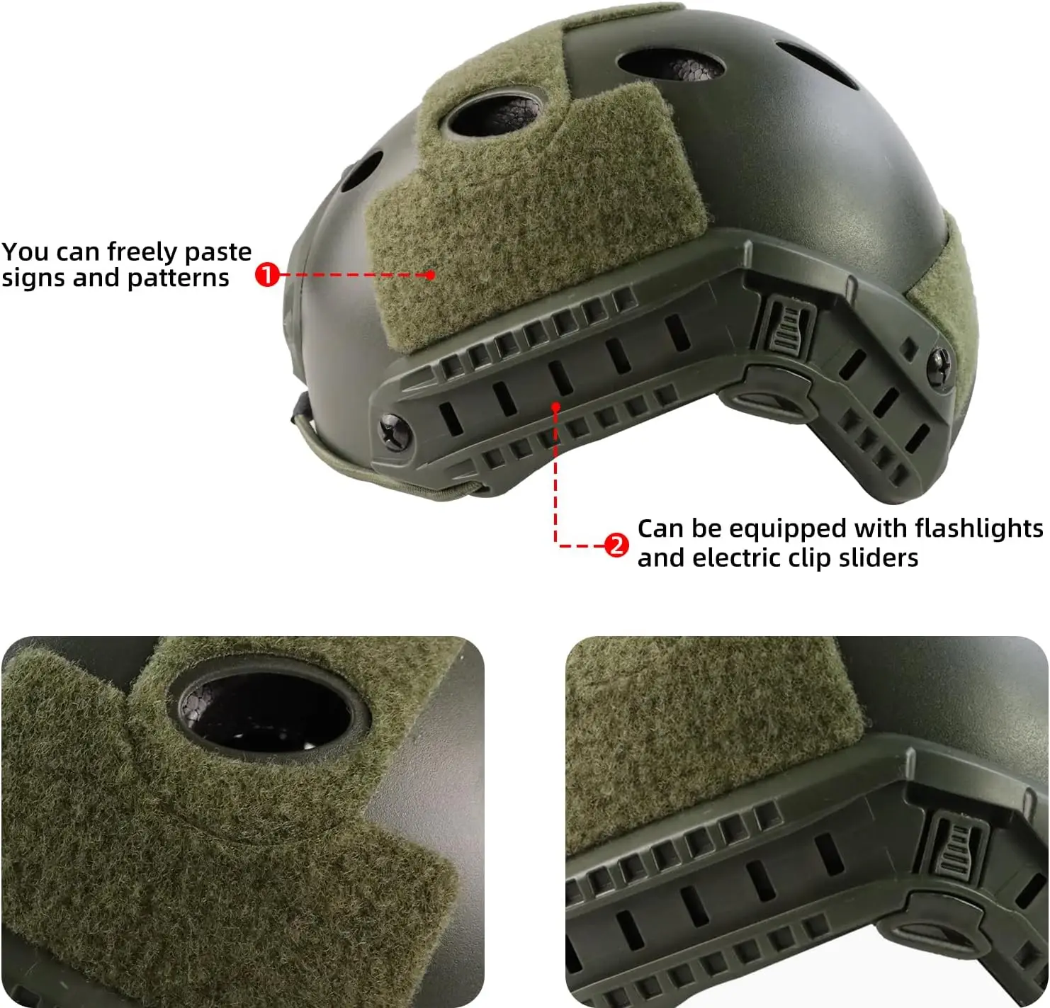 Casco Tattico di Alta Qualità per Paintball e Ciclismo - immagine 4