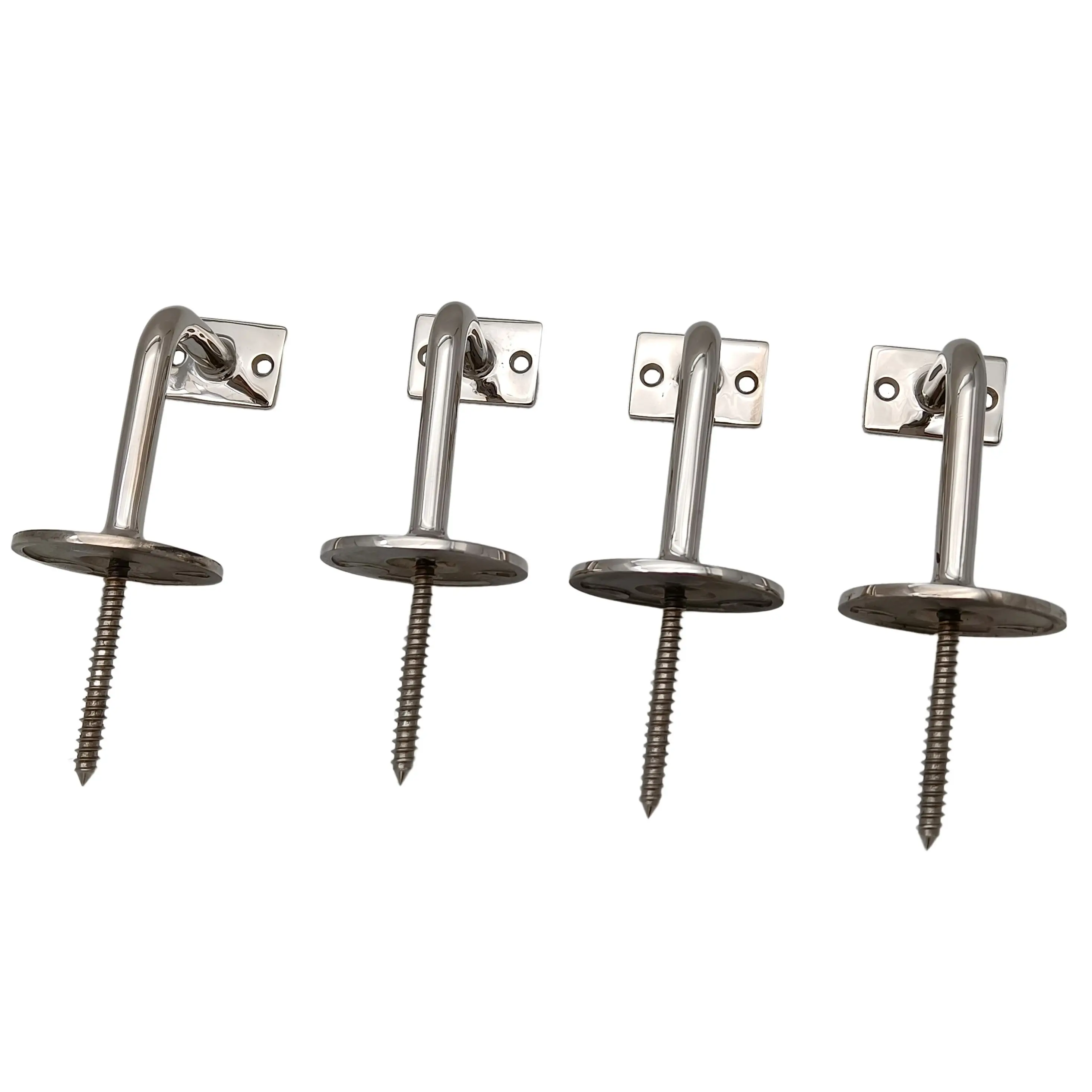 4PCSStainlessSteel316HandrailBracketMirrorPolishedWallBracket