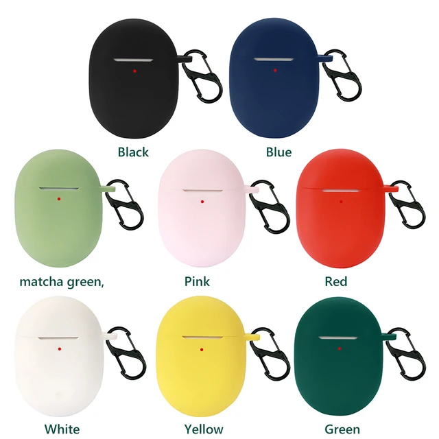 CONAPIKA Funda Para Redmi Buds 5, Ultra Fina Silicona Suave Anti-Choque Protective Carcasa Con Mosquetón, Negro