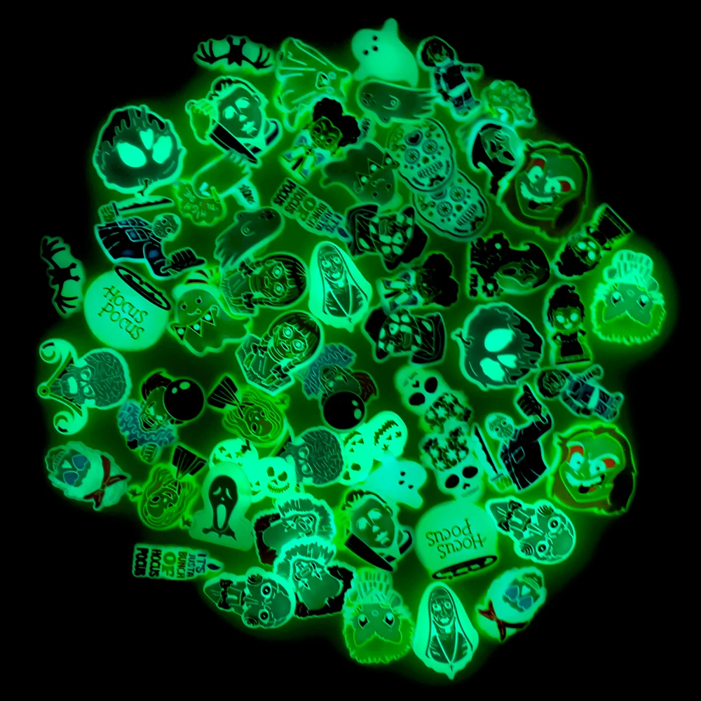 Shoe Charms Women Sneaker Clog Buckle Random Luminous Decor 10/20/50/100PCS
