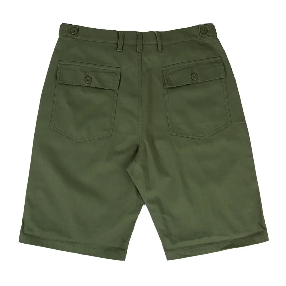 Vintage Green Men's Baggy Shorts Large Size Casual Training Spring and Summer Pants Men's Sweatpants Retro Style