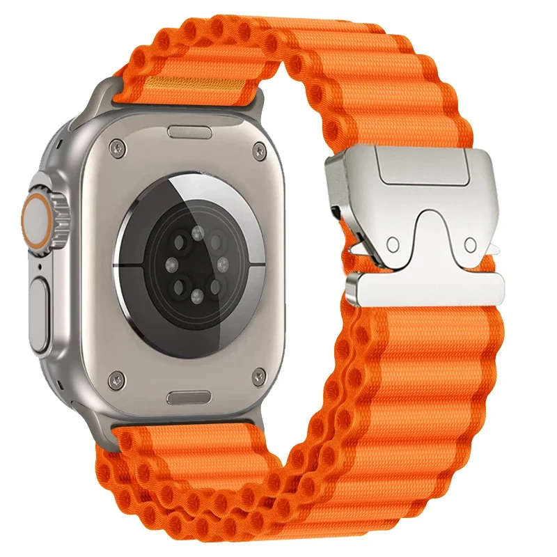 ตัวเลือกสินค้า สายนาฬิกาไนลอนยืดหยุ่น สำหรับ Apple Watch ทุกรุ่น