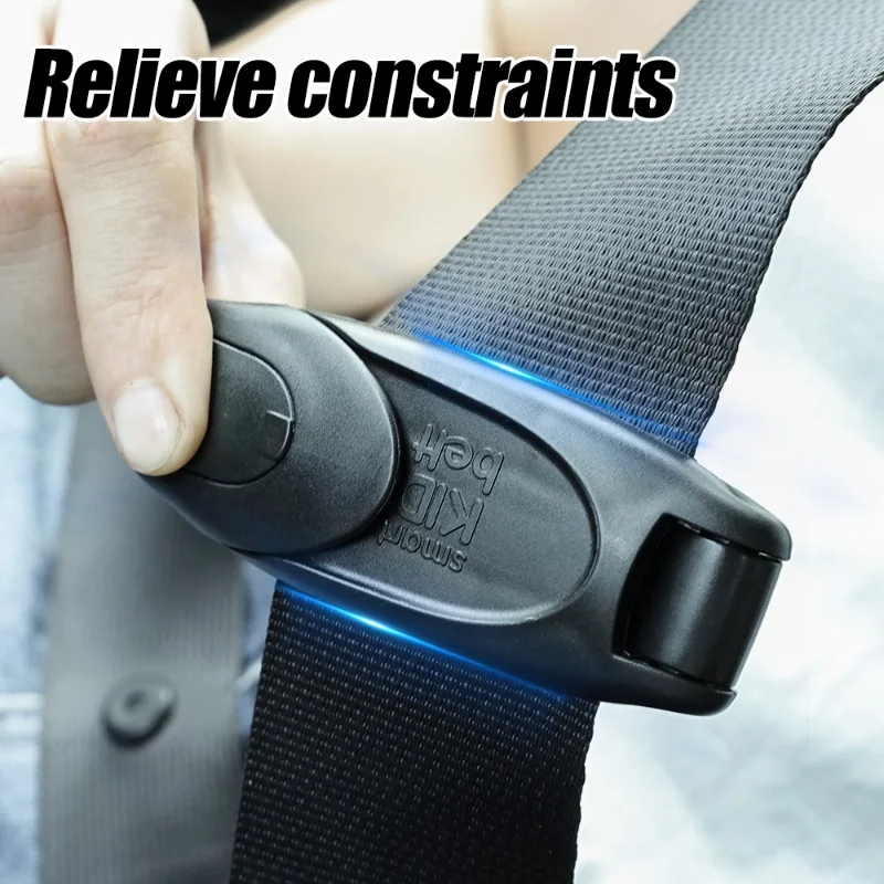 1/2PCS Car Safety Seat Belt Buckle Clip Seatbelt Stopper Adjuster Clip To Relax Shoulder Neck Car Strap