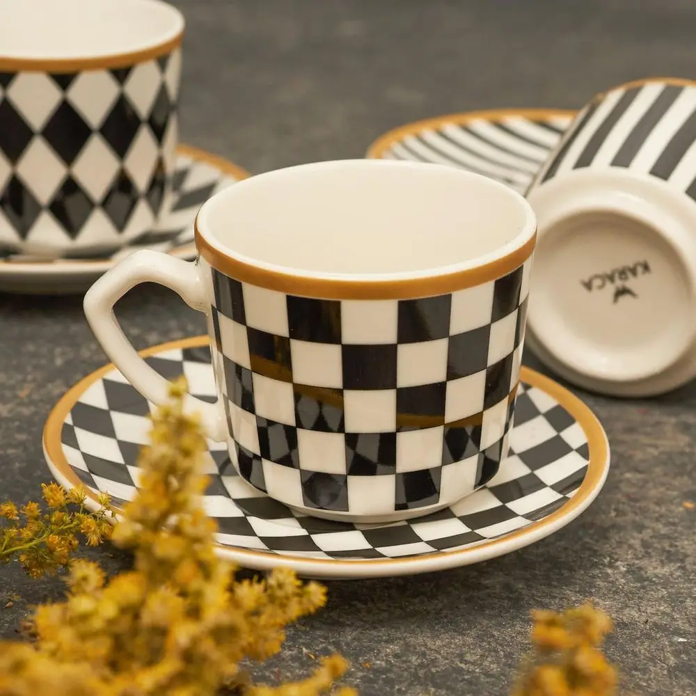 Porcelain Turkish Coffee Cup Set 3