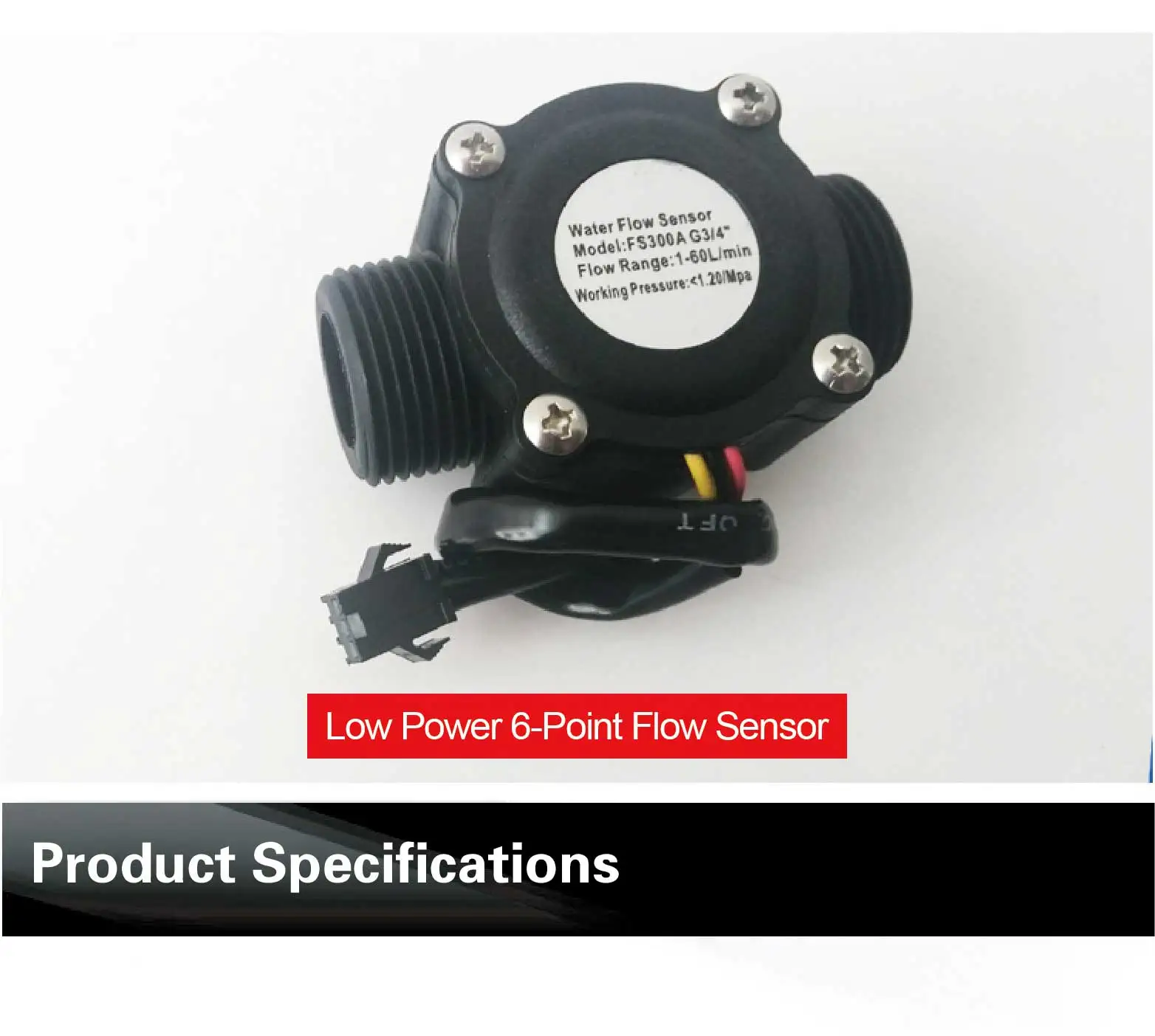 Brass G1/2 1 Inch Water Flow Meter LCD Digital Flow Sensor Smart Submeter with T