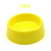 Solid Color Pet Bowls Candy-Colored Lightweight Plastic Single Bowl Small Dog Cat Pet Bowl Pet Feeding Water Bowl 5