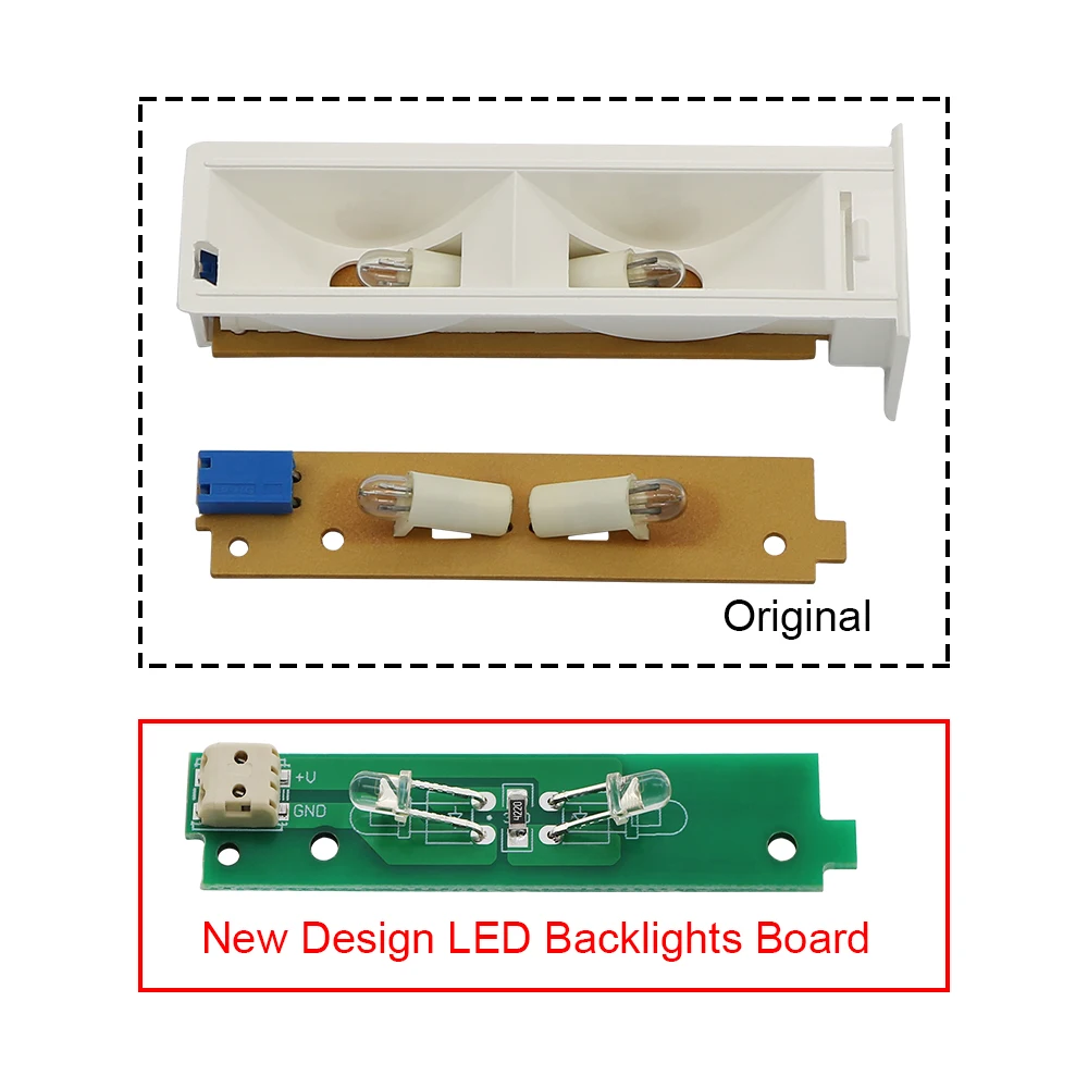 LED Backlights Board for BMW E30 E23 E24 E28 13 Button OBC Light Bar 65811375461 dashboard bulbs lamps