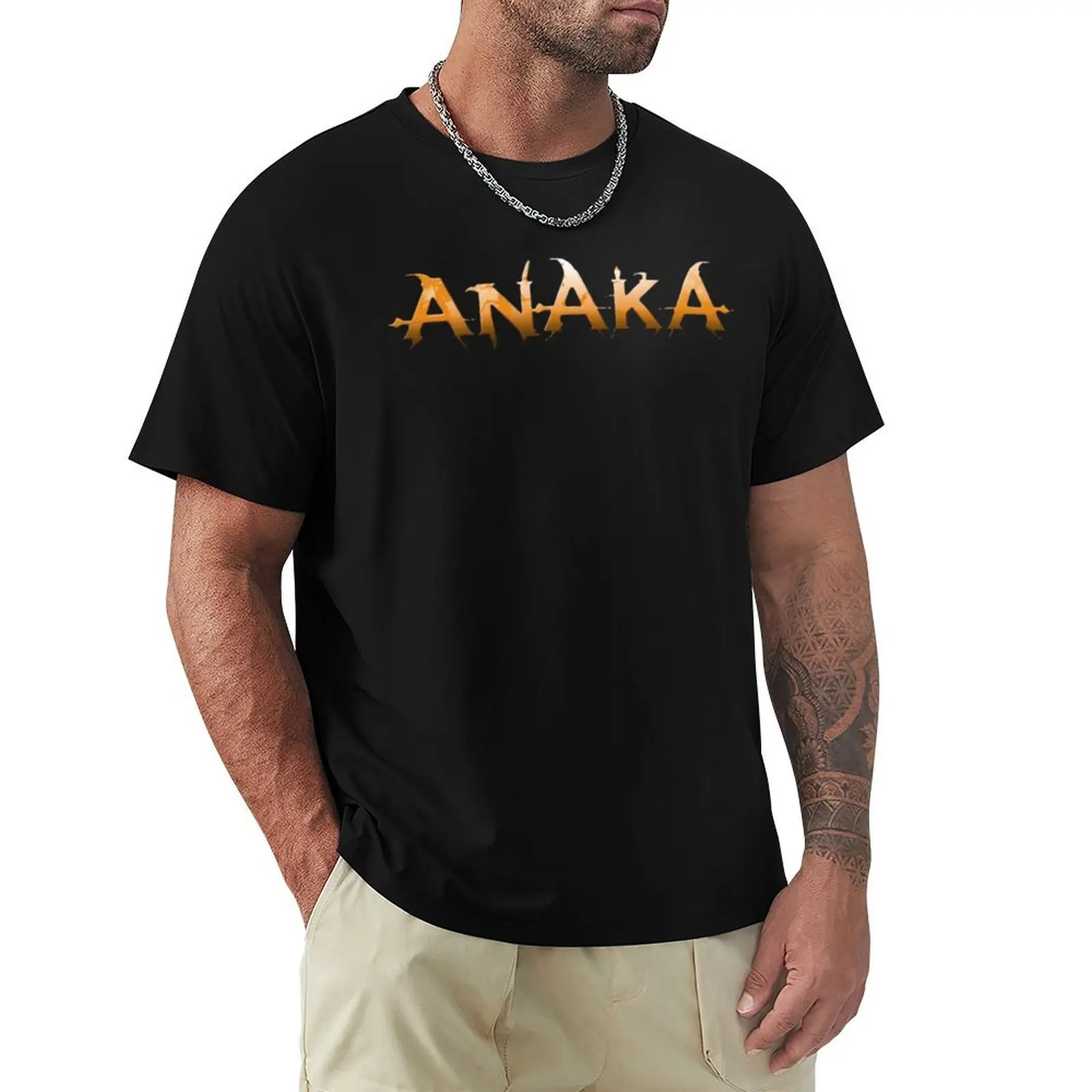 Anaka rock band American Essential T T-Shirt Blouse tees Aesthetic clothing hippie clothes men graphic t shirts