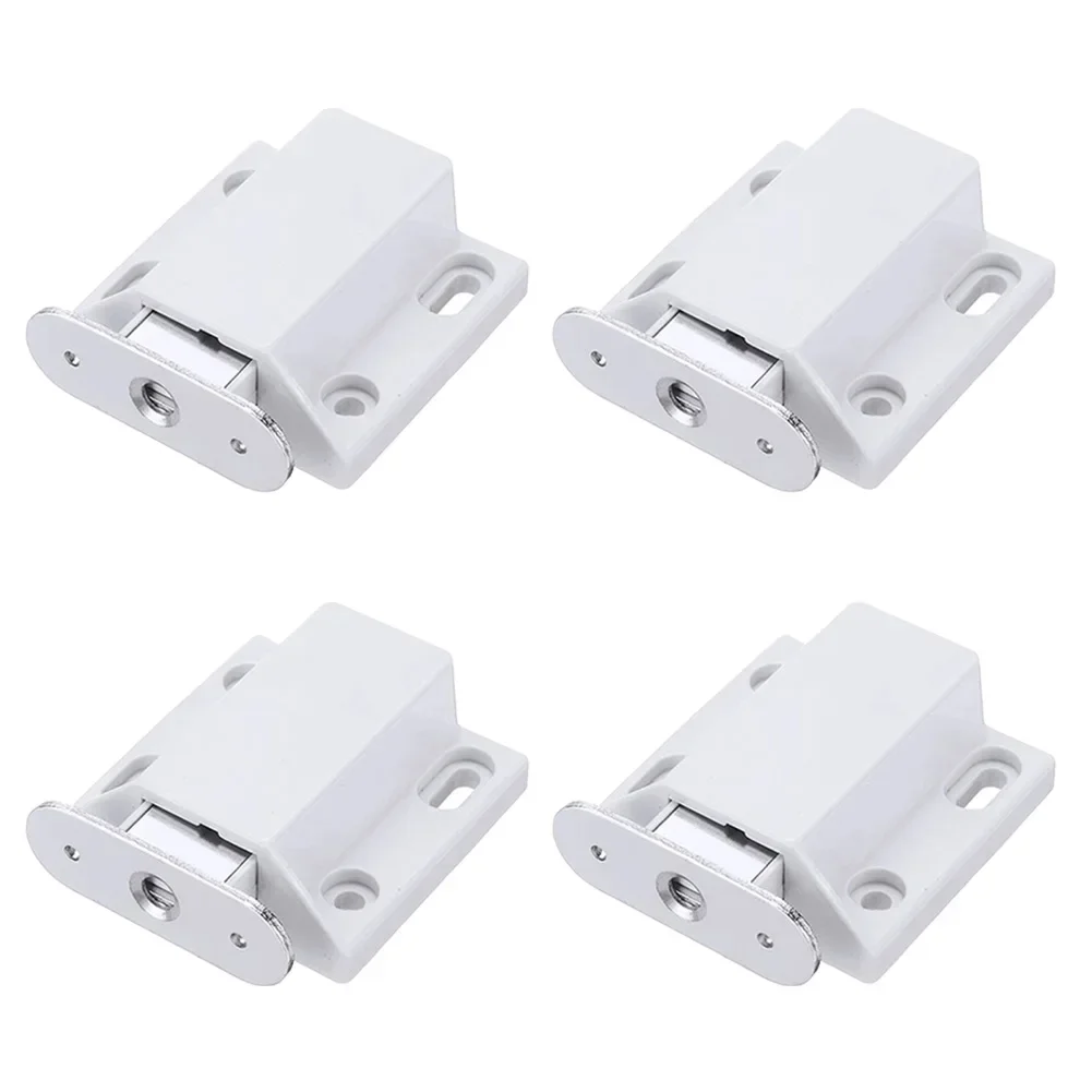 4x Cabinet Magnetic Catches Push To Open Latches Pressure Touch Release Magnet Latch Lock Drawer Pressure Catches magnetic cabinet catches door catches magnetic cabinet latches cabinet door latch