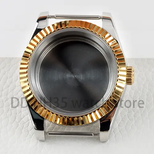 36mm/39mm NH35 Watch Case Sapphire Glass 20mm Solid 316L Stainless Steel Bracelet for Datejust NH35 NH36 Movement 28.5mm Dial - Image 36