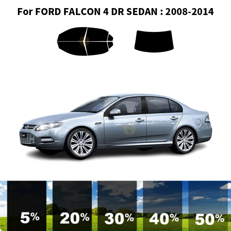 

Нанокерамическая Автомобильная УФ-пленка Precut для окон, автомобильная пленка для окон для FORD FALCON 4 DR SEDAN 2008-2014