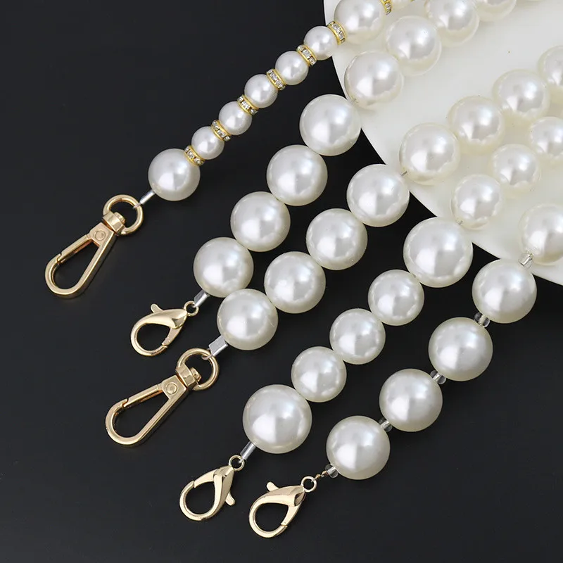 Lanyard Phone Short Pearls, Pearl Chain Shoulder Strap