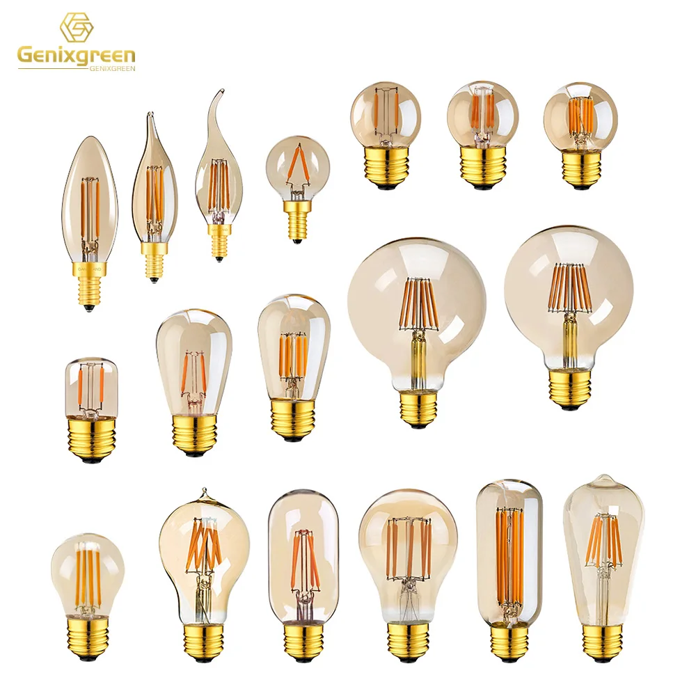 Ampoule LED Vintage Edison, Ampoule Dimmable E27 4W LED