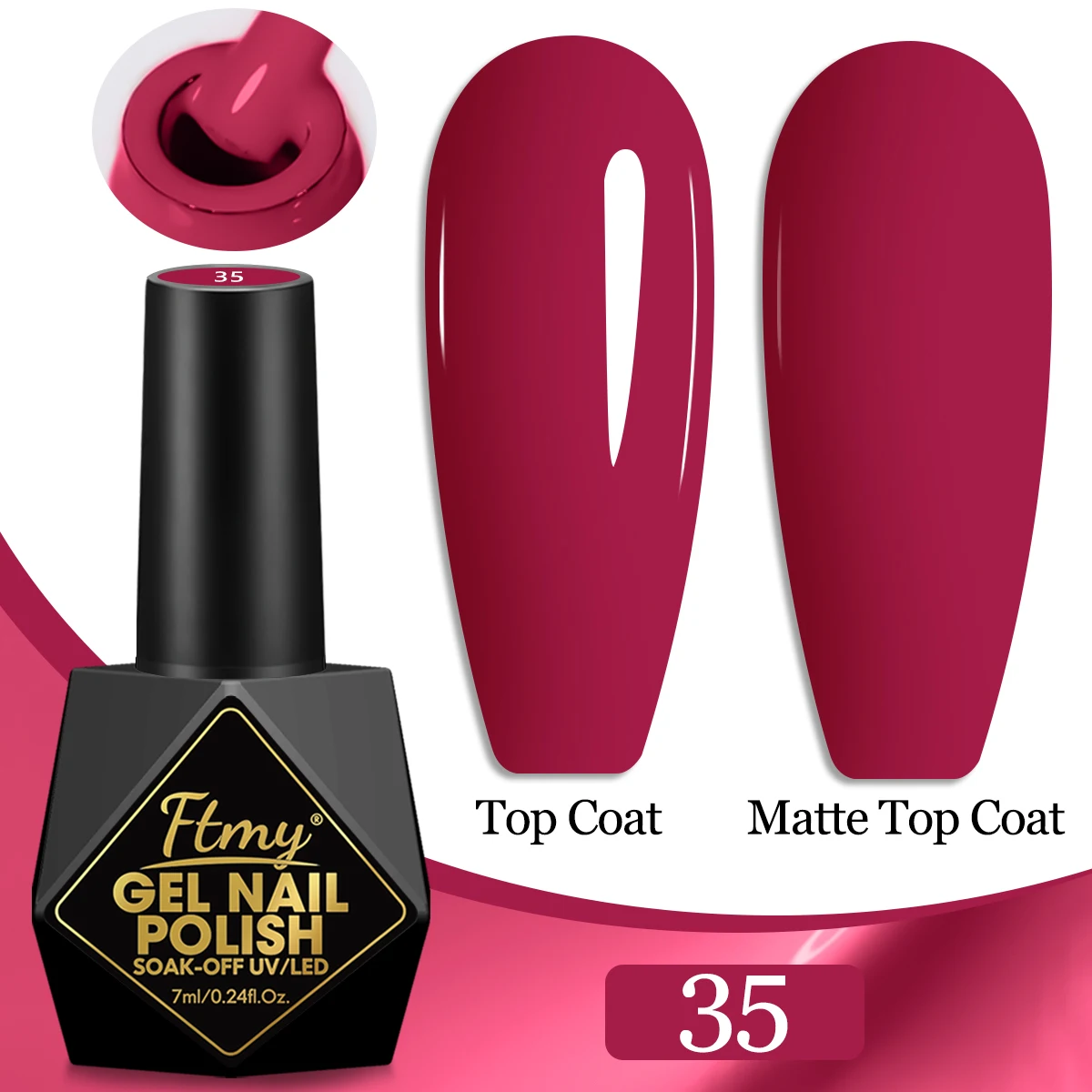 Color Gel Polish Set - Popular Series, 7ml, Vibrant Manicure Collection with Smooth Texture, UV LED Soak Off Semi-Permanent Nail Art