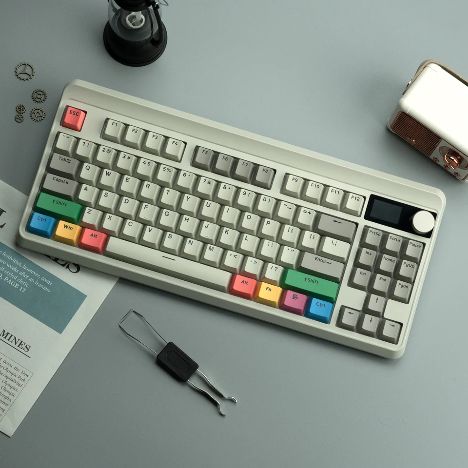 XVX M87 Pro OLED Display Knob Gamer Keyboard Hot-Swap