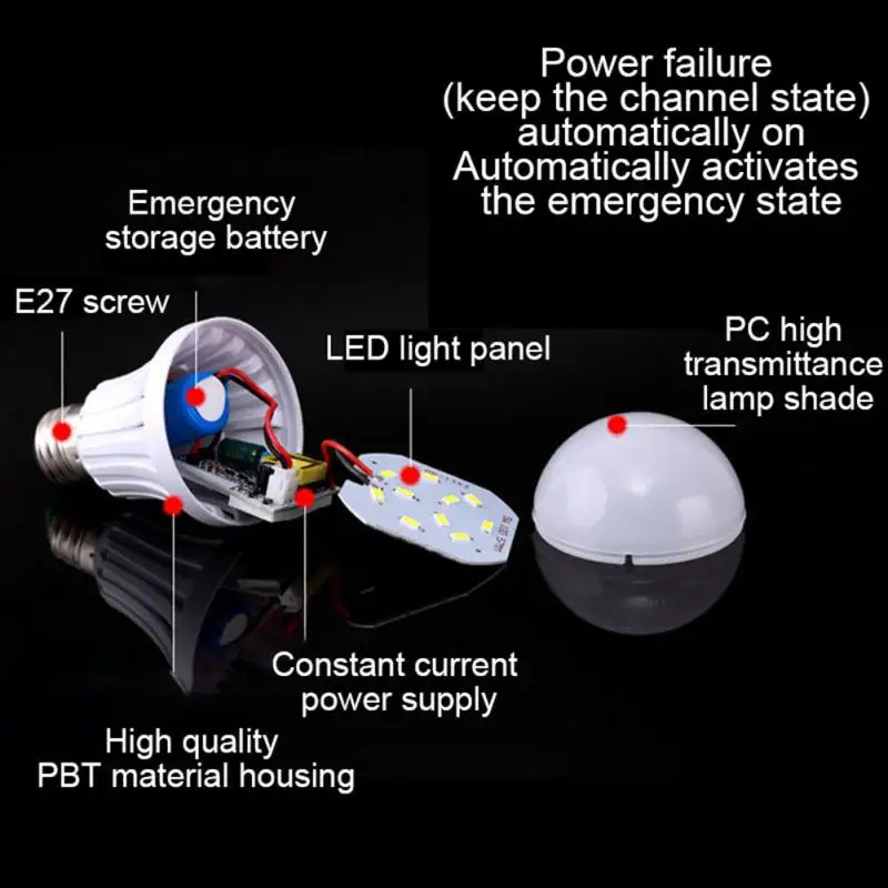 Generic Kit Solaire avec 2 Ampoules Externes -3 lampe led et