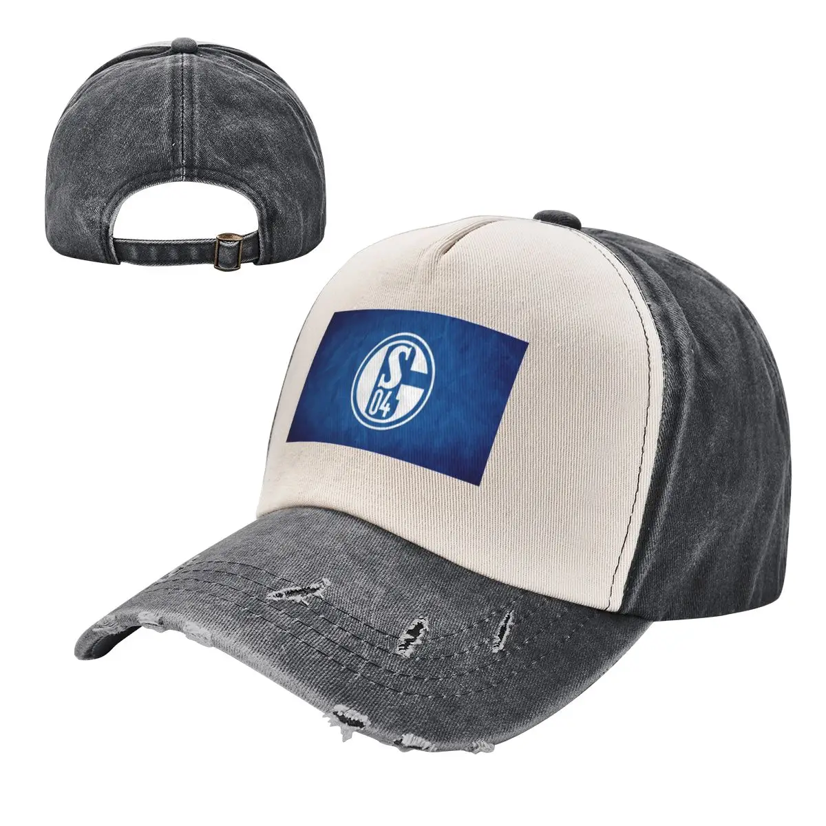 

Unisex Fashion Schalke 04 Washed Baseball Caps
