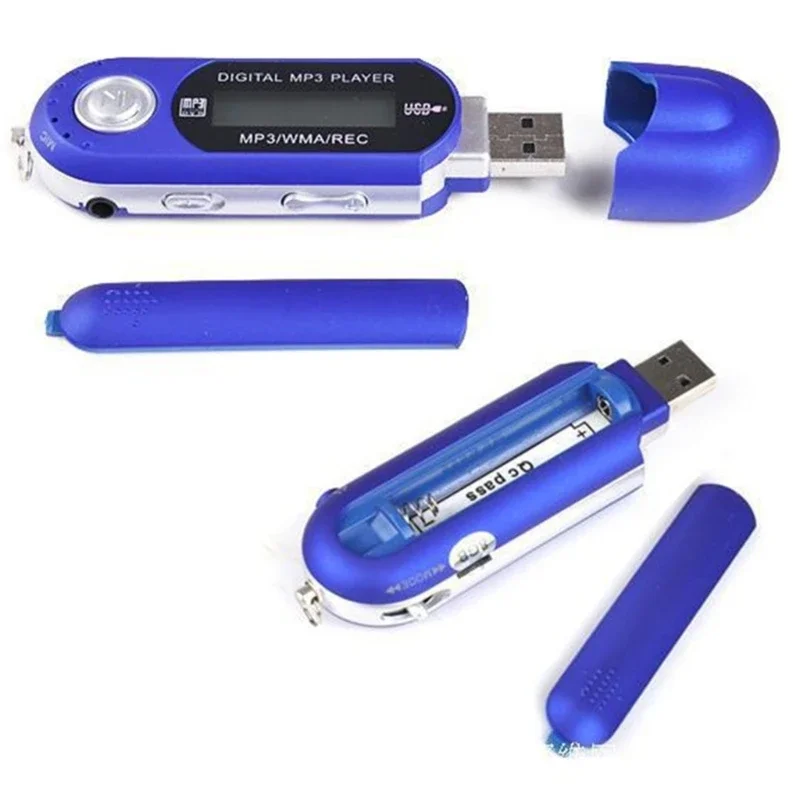 가사 디스플레이가 있는 세련된 USB MP3 플레이어(포함되지 않음)