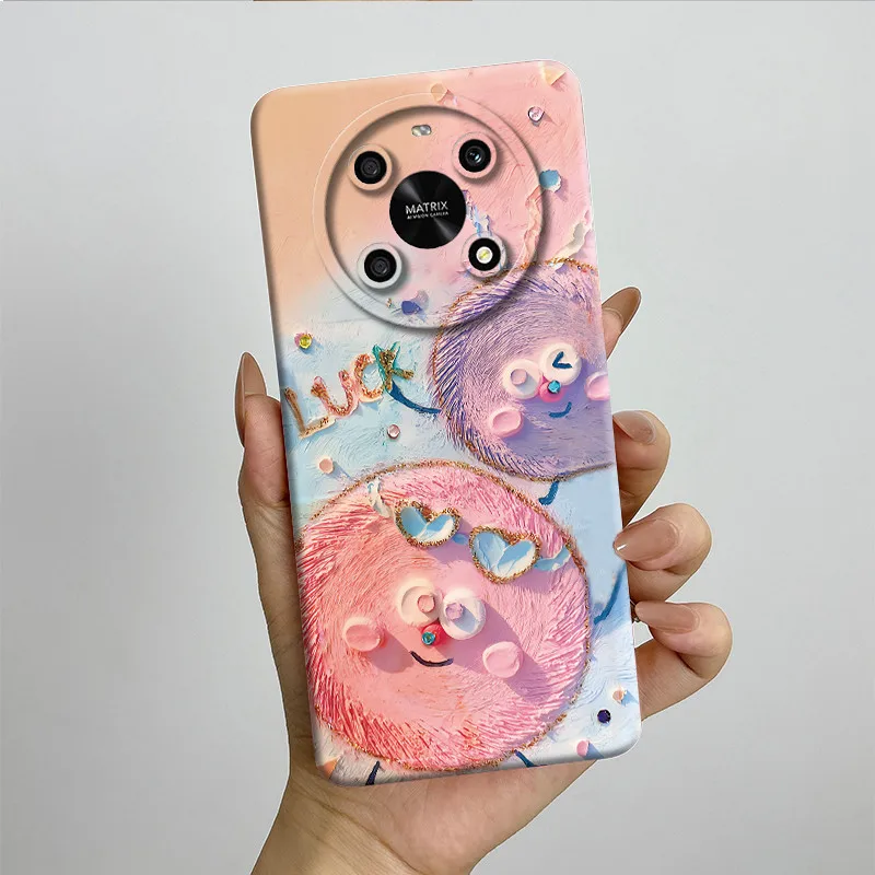 Sweet Painted Soft Silicone Phone Case - Cute Printed Design Cover