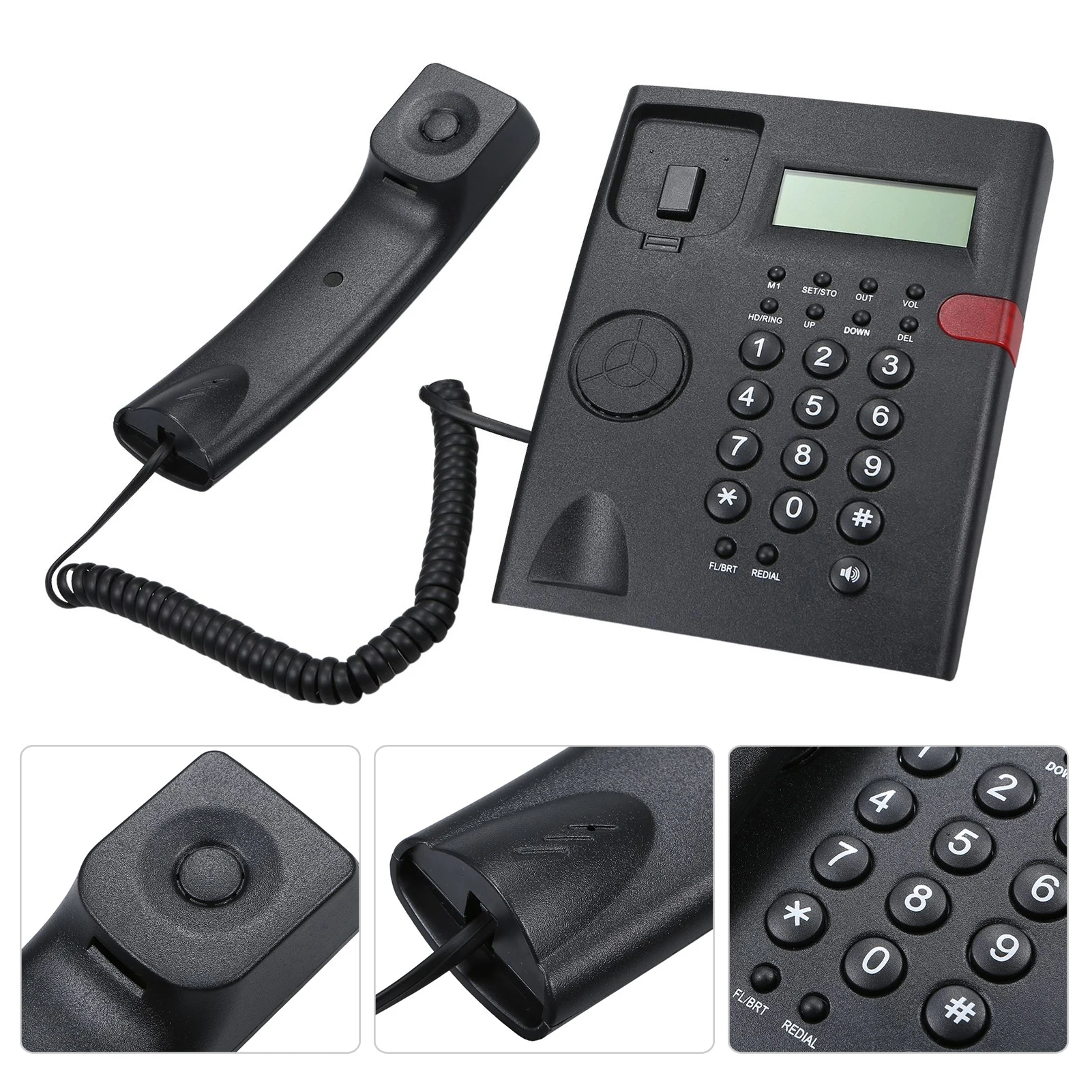 Desktop Battery free Landline Telephone with Caller Identification