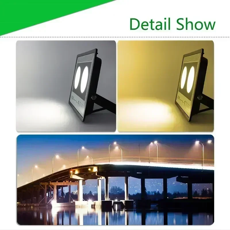 AC LED FloodLight Waterproof High Bright Outdoor Garden Projector Lighting Spotlight Wall Flood Lights 50W 100W 200W 300W 500W led flood light