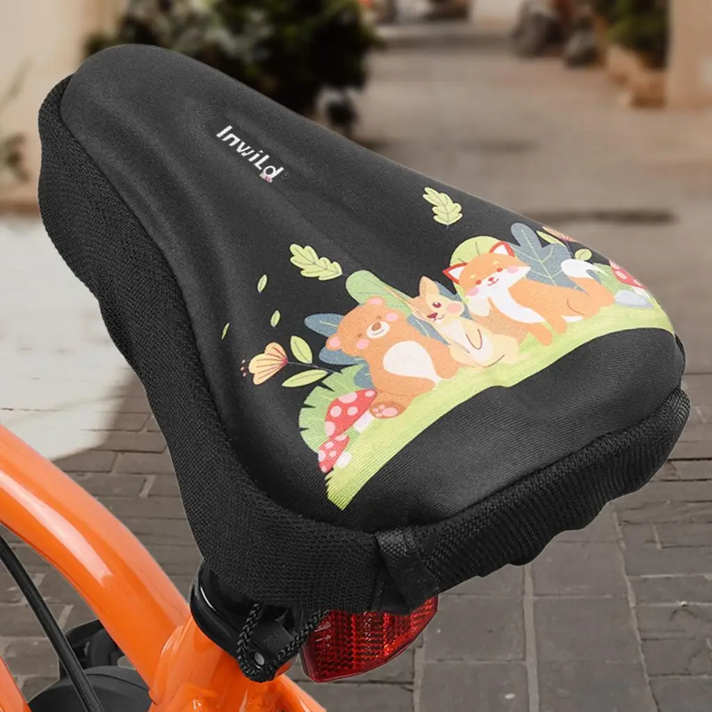 Kids Bicycle Seat Cushion Thickened Bicycle Saddle Pad Child Bike