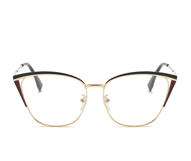 R56771 Mode Cat Eye Aushöhlen Presbyopie Brillen Dioptrie + 0,5 ~ + 3,0 Frauen Neue Metall Farbige Augenbraue Rahmen Lesebrille – Detail 3