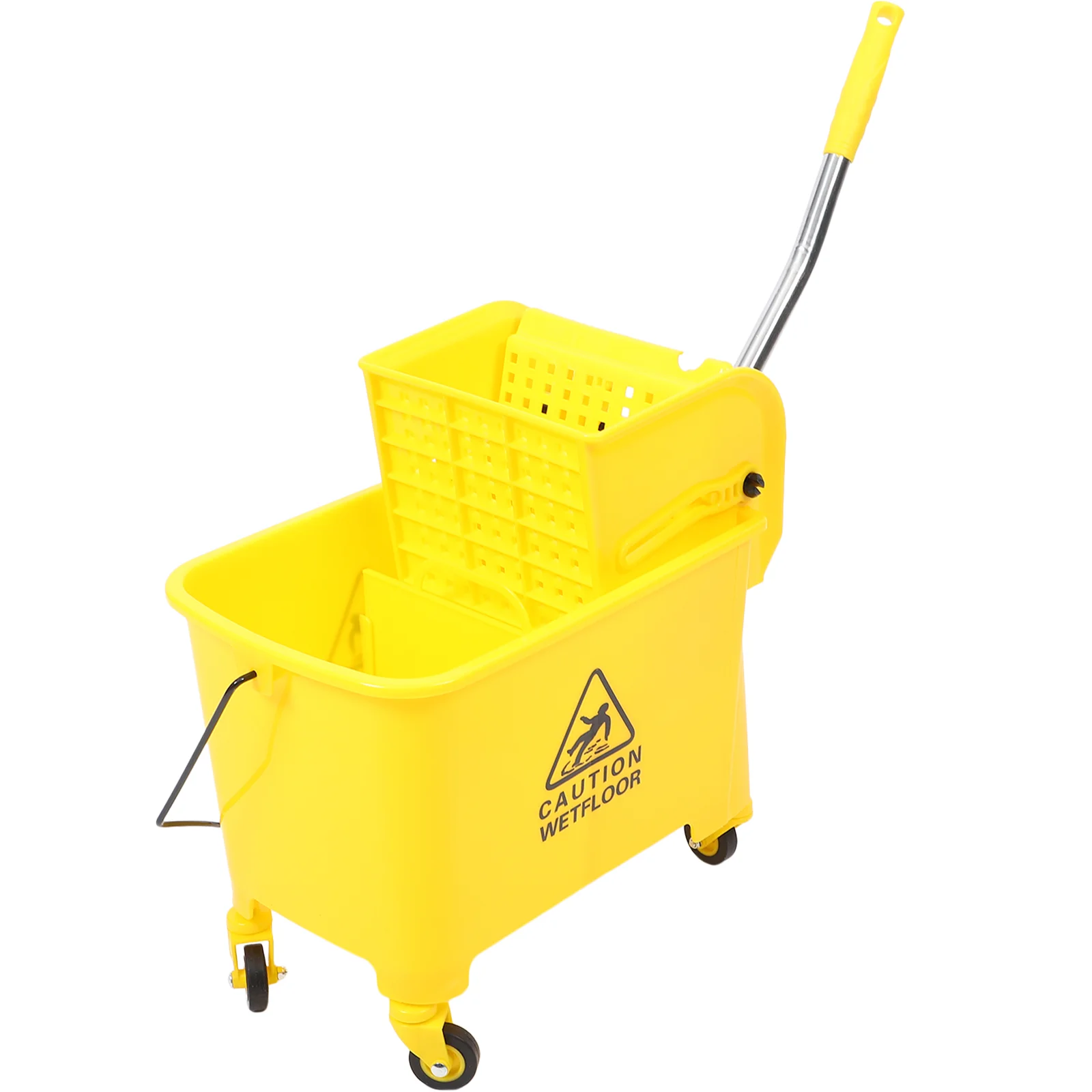 

20 L Mop Bucket Cleaning Accessories on Wheel Tool Commercial Wheels with Wringer