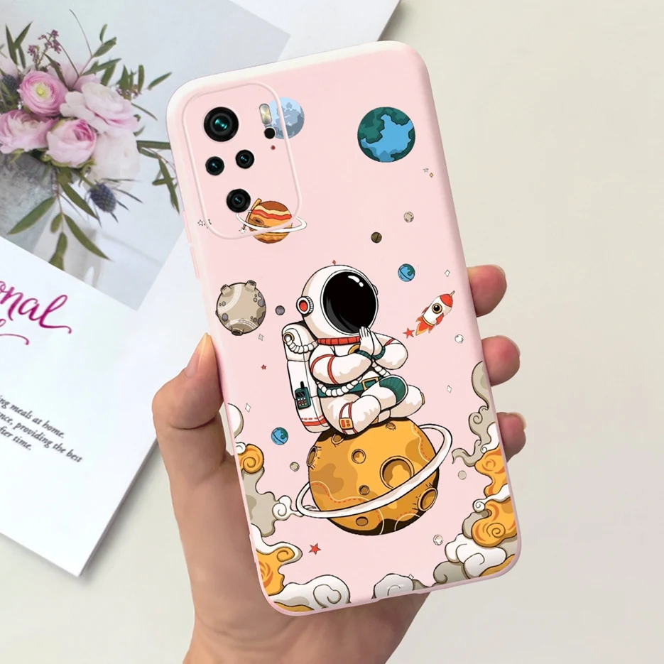 Astronaut Cartoon Soft TPU Phone Case - Cute Design Protective Cover