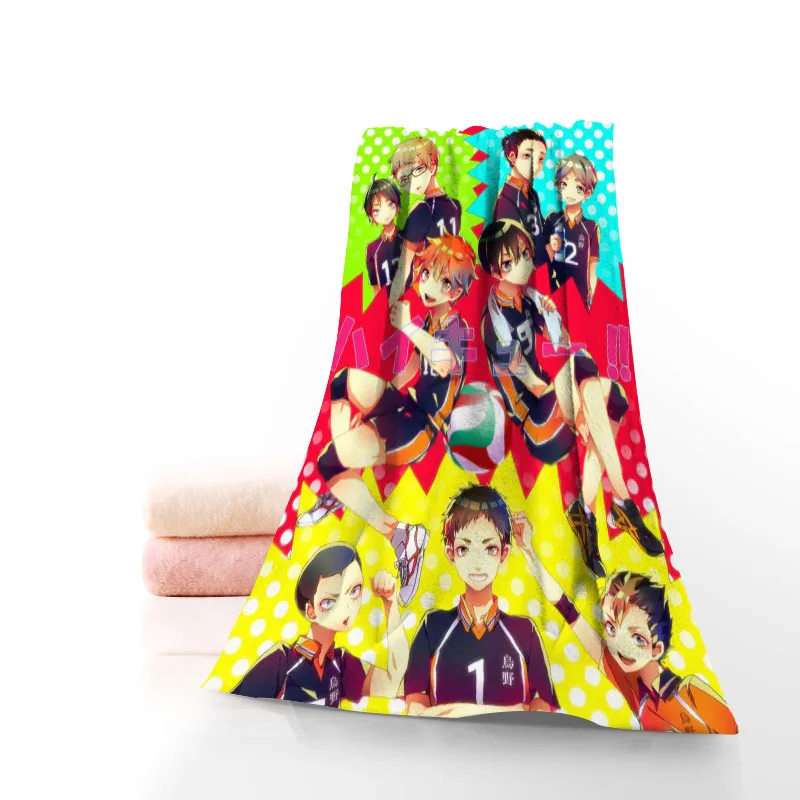 

Haikyuu Towel Printed Cotton Face/Bath Towels Microfiber Fabric For Kids Men Women Shower Towels 70X140cm