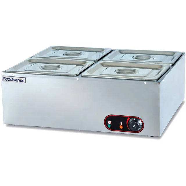 Restaurant kitchen cooking equipment et electric Bain Marie food warmer display for catering