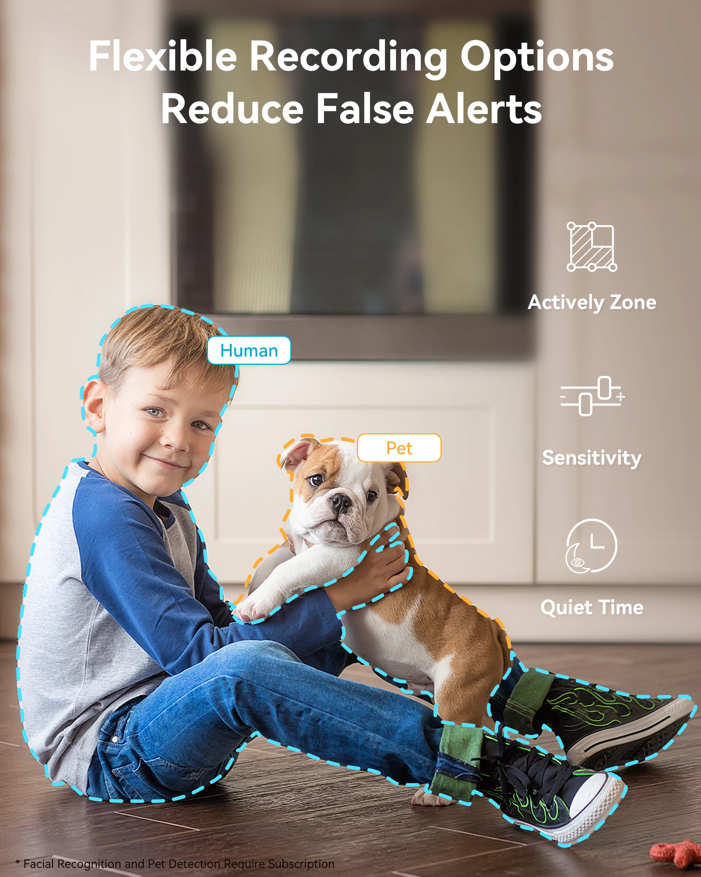 blurams Indoor Security Camera 2K, Home Security Camera for Dog/Baby Monitor/Elder, Security Camera with One-Touch Call, Color N 2