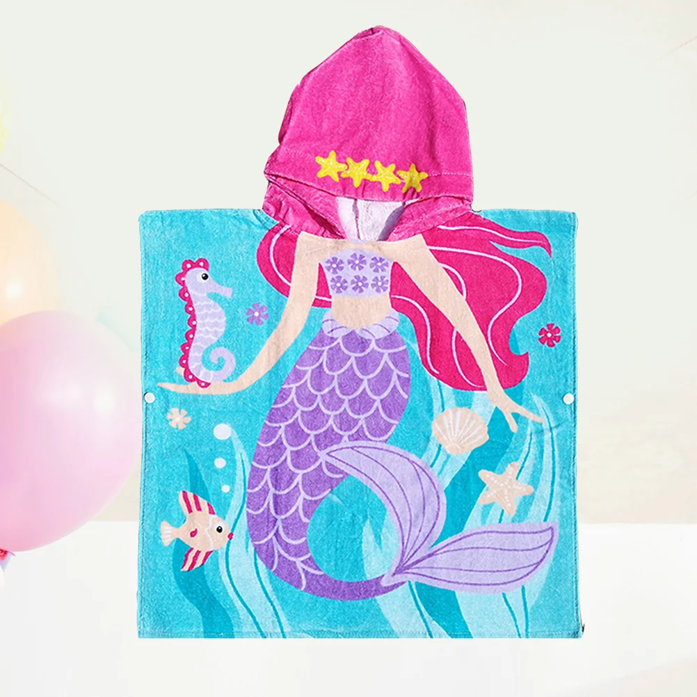 

Детский хлопковый банный халат с капюшоном, 70 см