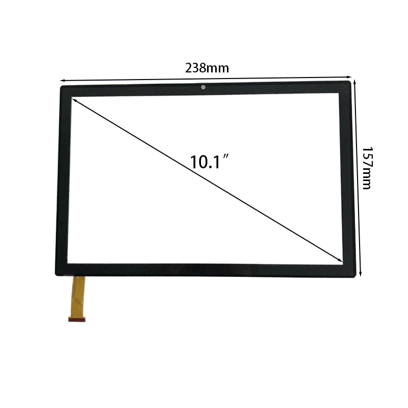 PIECES DETACHEES: Écran Tactile Touchscreen Digitizer Numériseur Noir CETAB10KML9 MODELE E101 CONTINENTAL EDISON - Neuf