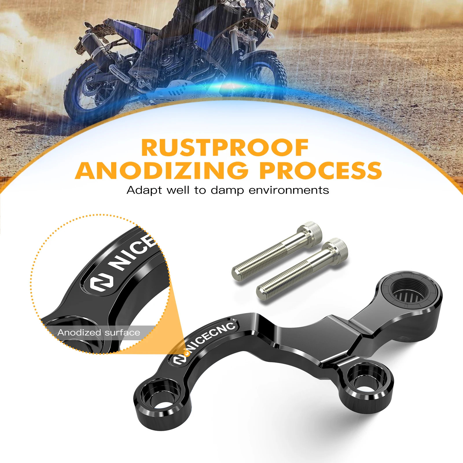 Schaltstabilisator Gangschaltungsstütze für Yamaha MT-07 MT07 XSR 700 2018-2023 Tracer 700 Tracer 7 2021-2023 Tenere 700 XTZ 700 – Detail 2