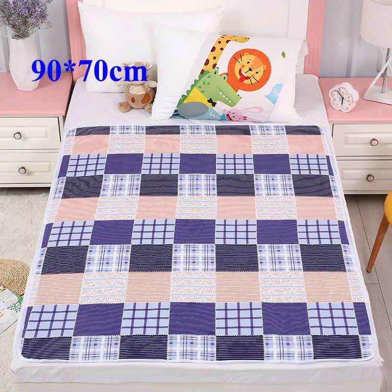 Waterproof Cotton Baby Changing Mat - Reusable & Washable Crib Sheet and Diaper Pad Cover