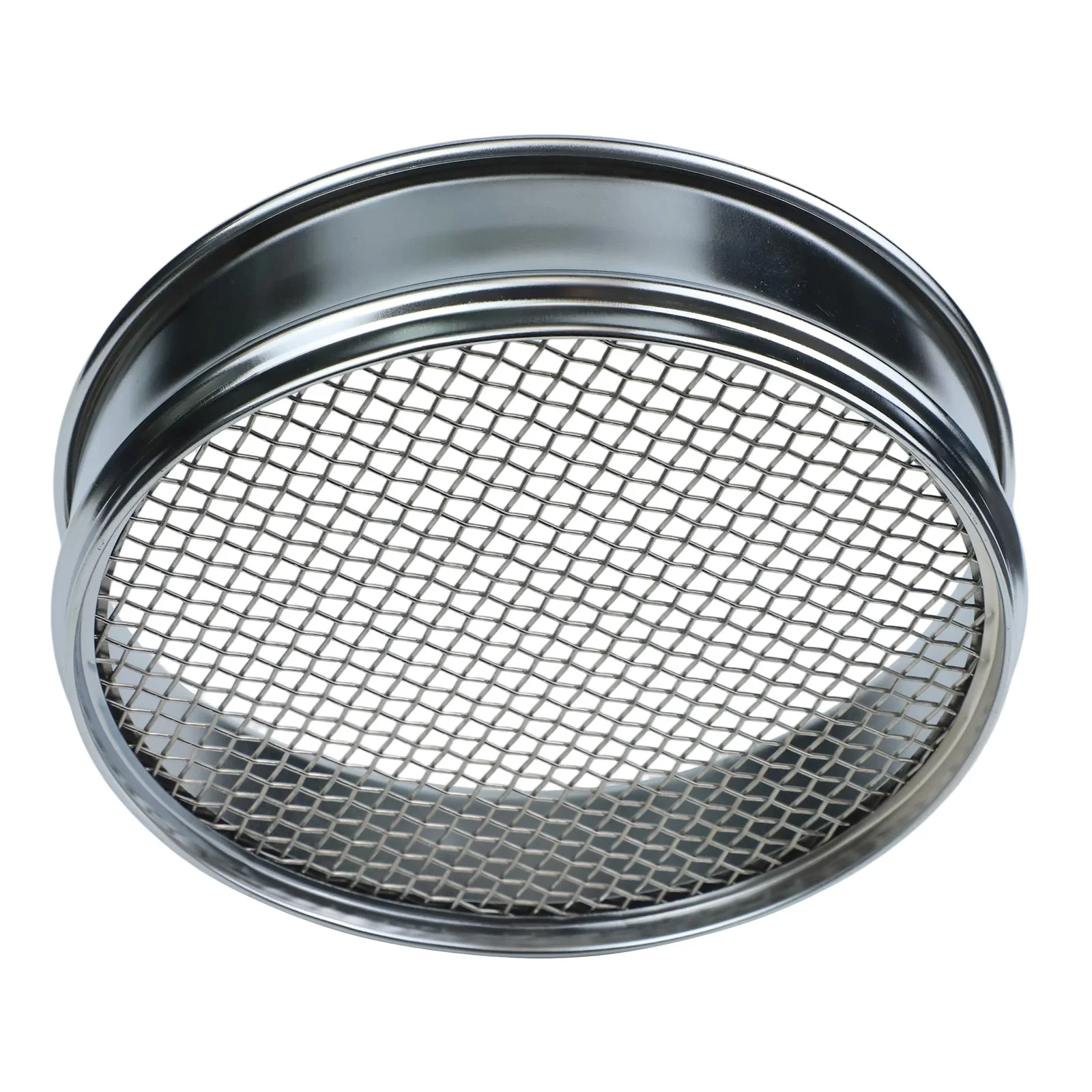 20cm Chrome Mesh Sieve for Sample Inspection 4 Mesh and 600 Mesh Stainless Steel Test Sieve for Laboratory and Industrial Use