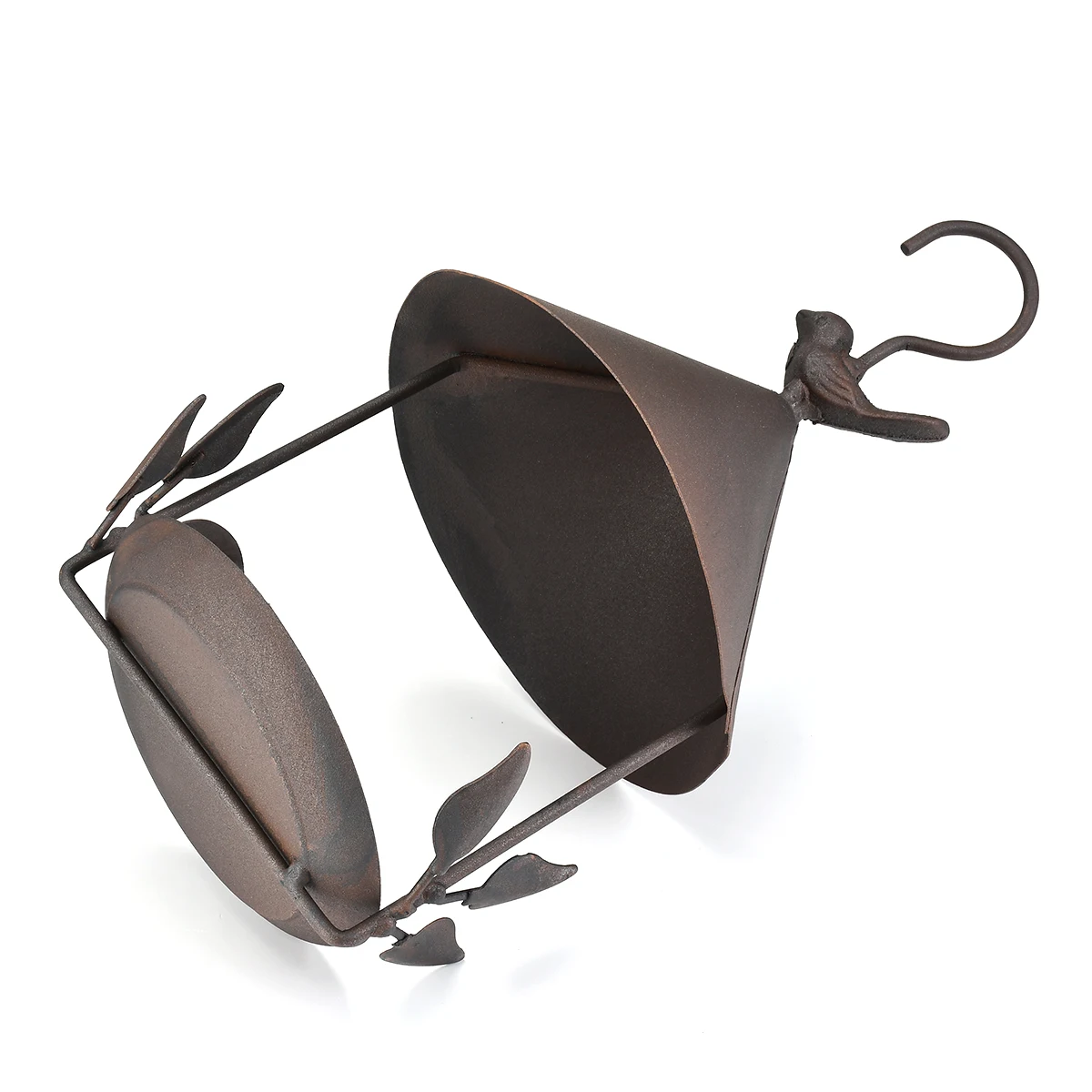 Iron antique bird house bird feeder craft ornament iron pendant garden decoration -1 piece