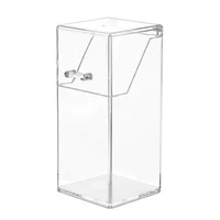 Transparent Acrylic Makeup Brush Holder Makeup Organizer Cosmetic Holder Pencil Lipstick Desk Container Table Makeup Storage Box 1