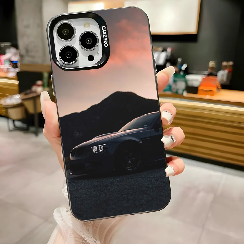 Elegant Black and White Anti-Fall Matte Bumper Phone Case