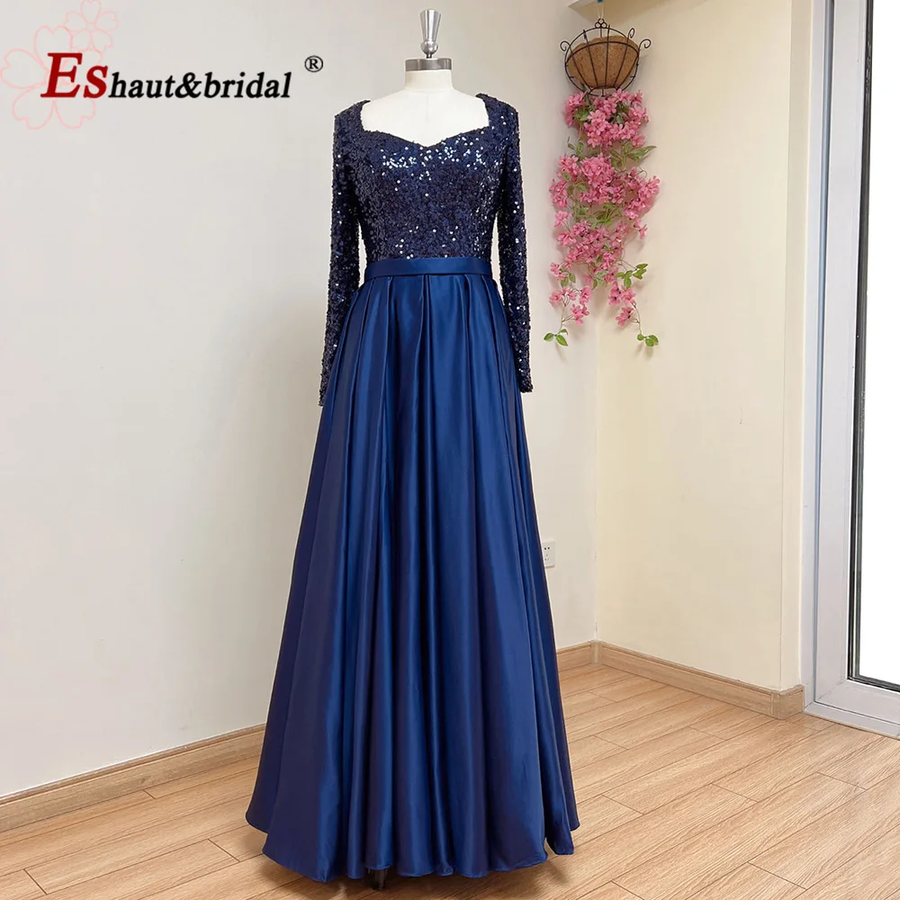 green emerald velvet dress High Neck Modest Muslim Ball Gown Wedding Dress main image 1